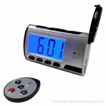 Portable Alarm Clock Camera with Motion Detection Video Recording Function Clear Voice Recorder